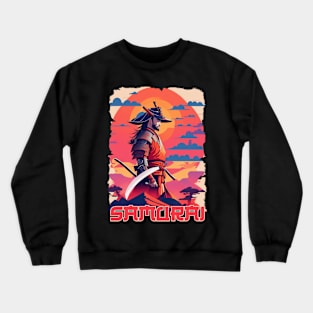 Samurai japan style Crewneck Sweatshirt